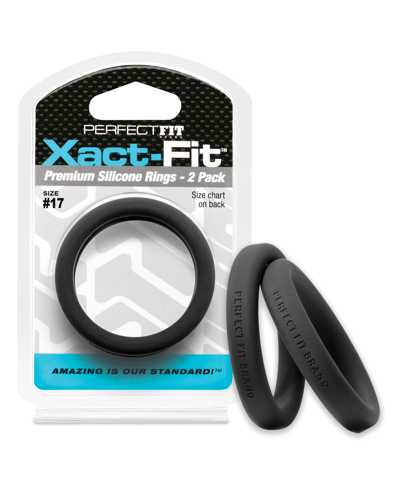 Perfect Fit Xact Fit #17 – Black Pack of 2