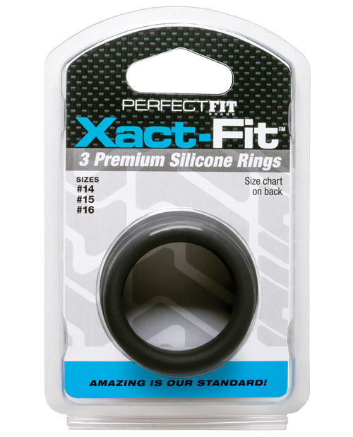Perfect Fit Xact Fit 3 Ring Kit S/M – Black
