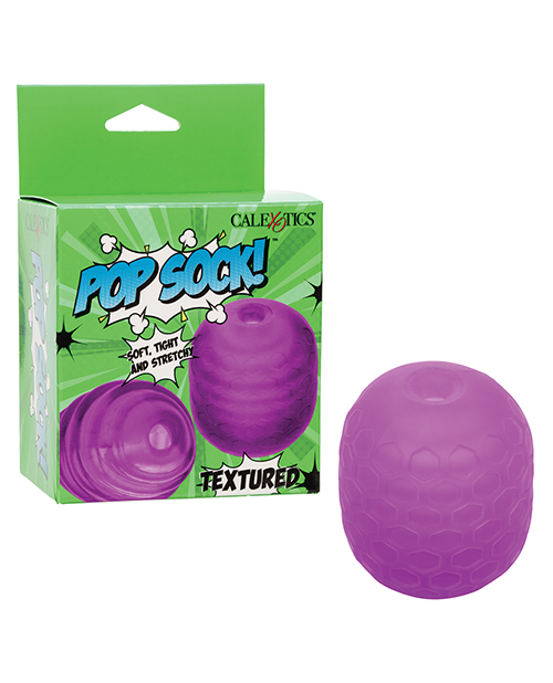 Pop Sock! Textured Masturbator – Purple