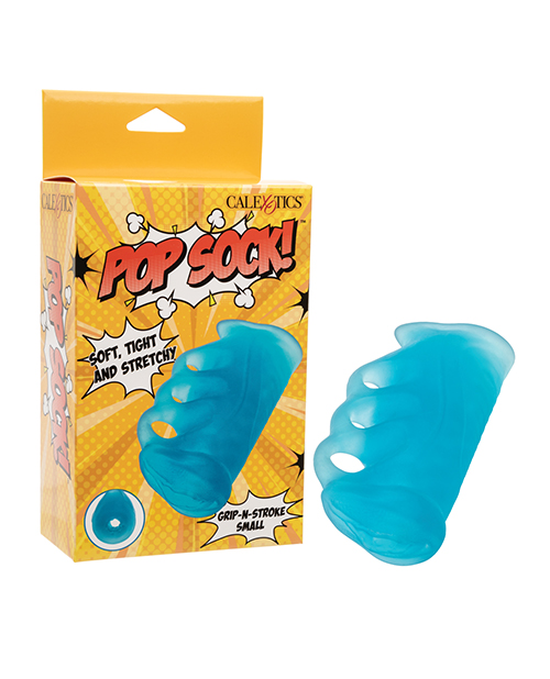 Pop Sock! Grip-N-Stroke – Small, Blue