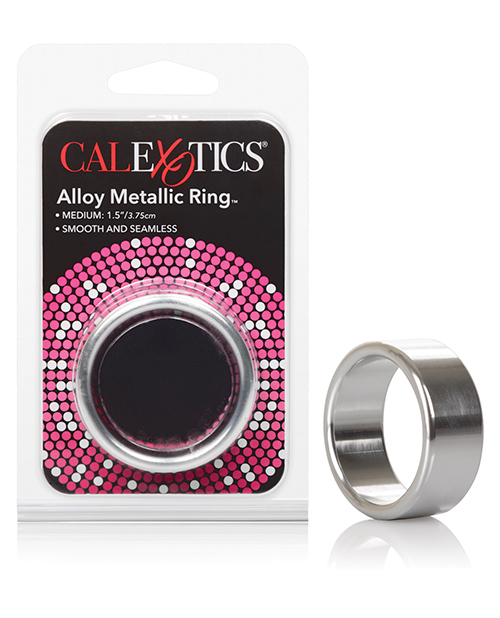 Alloy Metallic Ring – Medium Silver