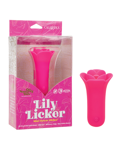 Naughty Bits Lily Licker Mini Flower Flicker – Pink