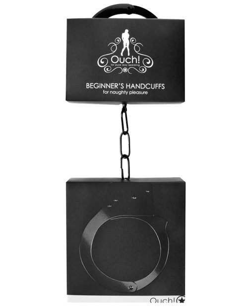 Shots Ouch Beginner&rsquo;s Handcuffs – Black