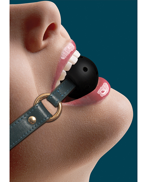 Shots Ouch Halo Breathable Ball Gag – Burgundy