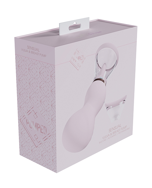 Shots Pumped Sensual Rechargeable Vulva & Breast Pump – Pink