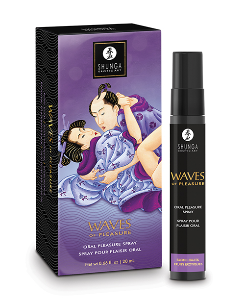 Shunga Waves of Pleasure Oral Pleasure Spray – .66 oz Exotic Fruits