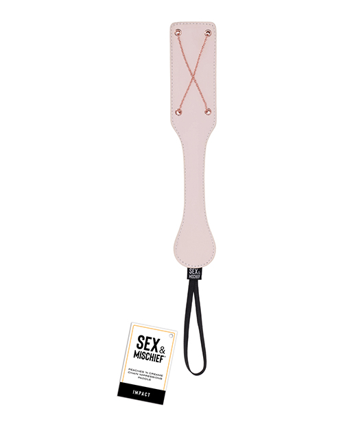 Sex & Mischief Peaches &lsquo;n CreaMe Chain Impressions Paddle
