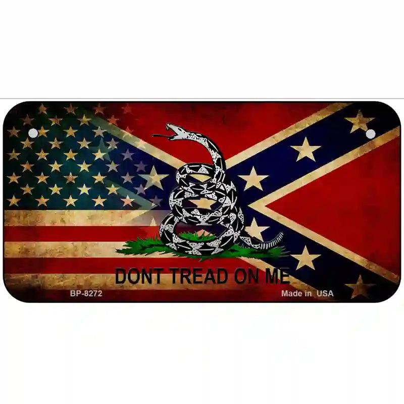 American Confederate Dont Tread Novelty Metal License Plate - Imagen 6 de 10