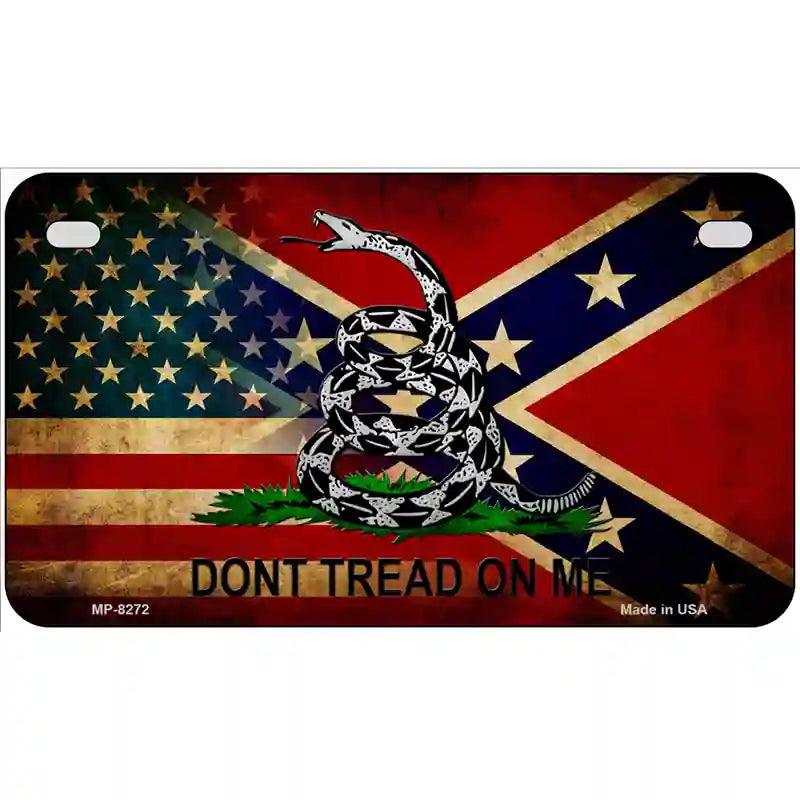 American Confederate Dont Tread Novelty Metal License Plate - Imagen 10 de 10