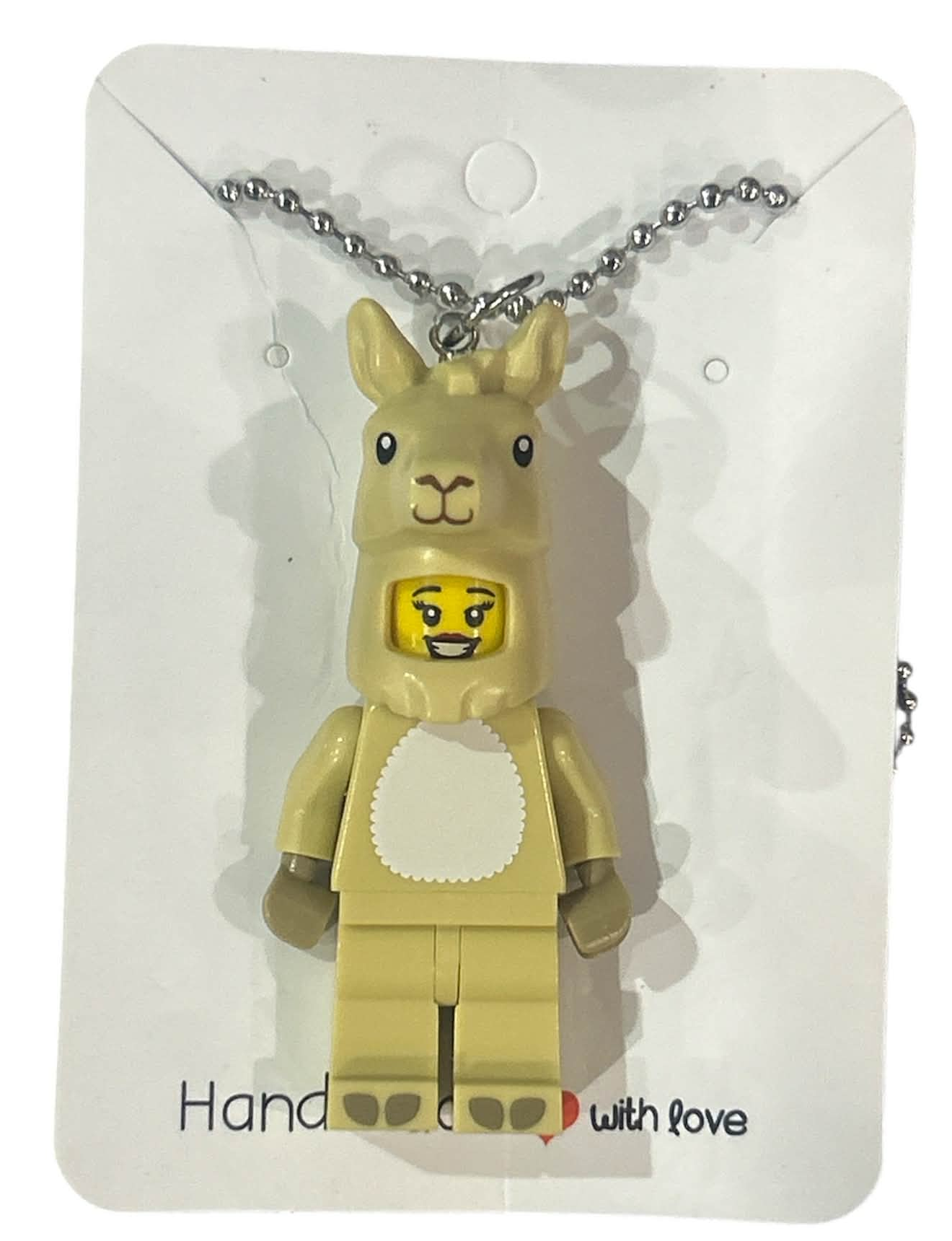 Minifigure Necklace Stainless Steel Chain Handmade using Real Lego Minifigures