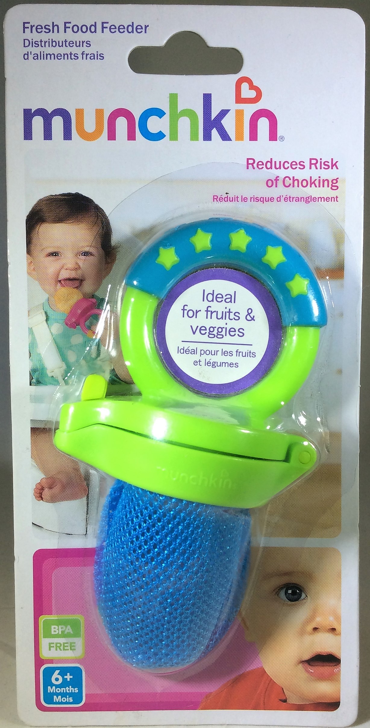 Munchkin Bpa Free Fresh Food Feeder Colors May Vary Ebay Feeder Allows Your Baby To Enjoy Lots Of Delicious Foods Without The Choking Risk Simply Put A Piece Fruit Vegetables Or Meat Into Mesh Bag And