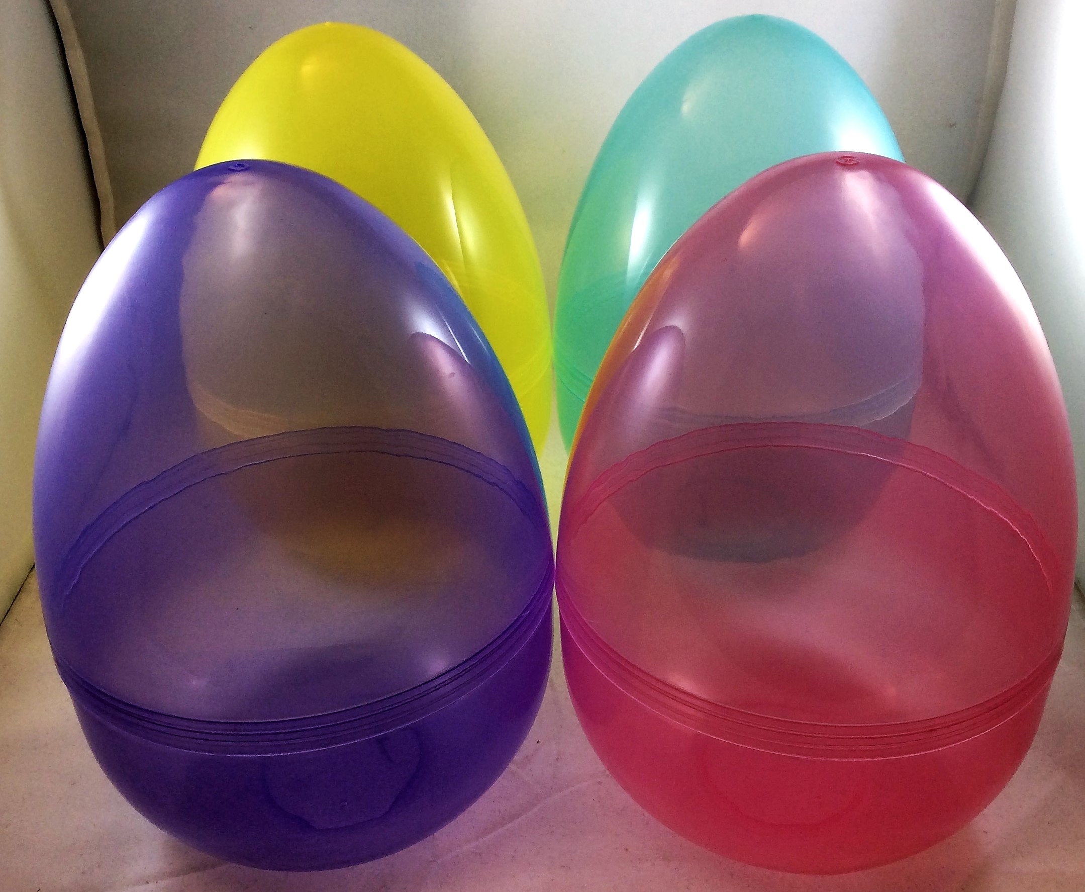 Set OfGiant Translucent Surprise Eggs Big Enough To Fit A Soda Can Great QualityInches Tall Easy To Open And Close These Large Plastic Easter Eggs Set OfGiant Translucent Surprise Eggs Big Enough To Fit A Soda Can Great QualityInches Tall Easy To Open And Close These Large Plastic Easter Eggs