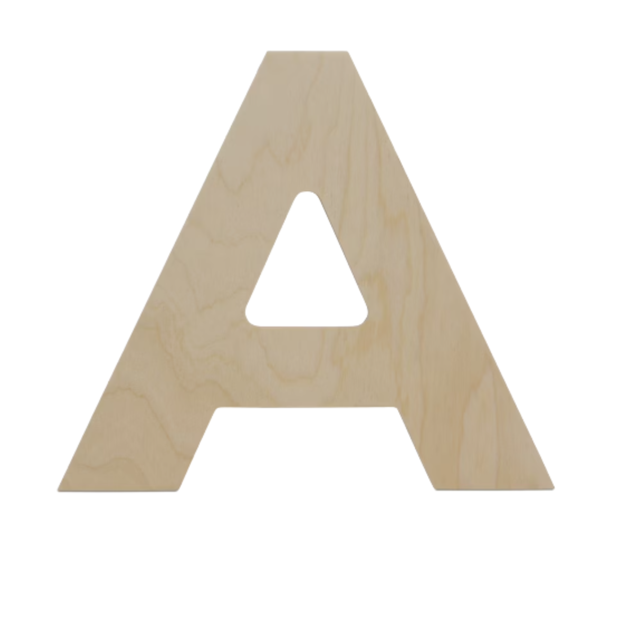 Unfinished Wooden Letters – 6 Inch Baltic Birch Wood Cutouts – 3mm Thick