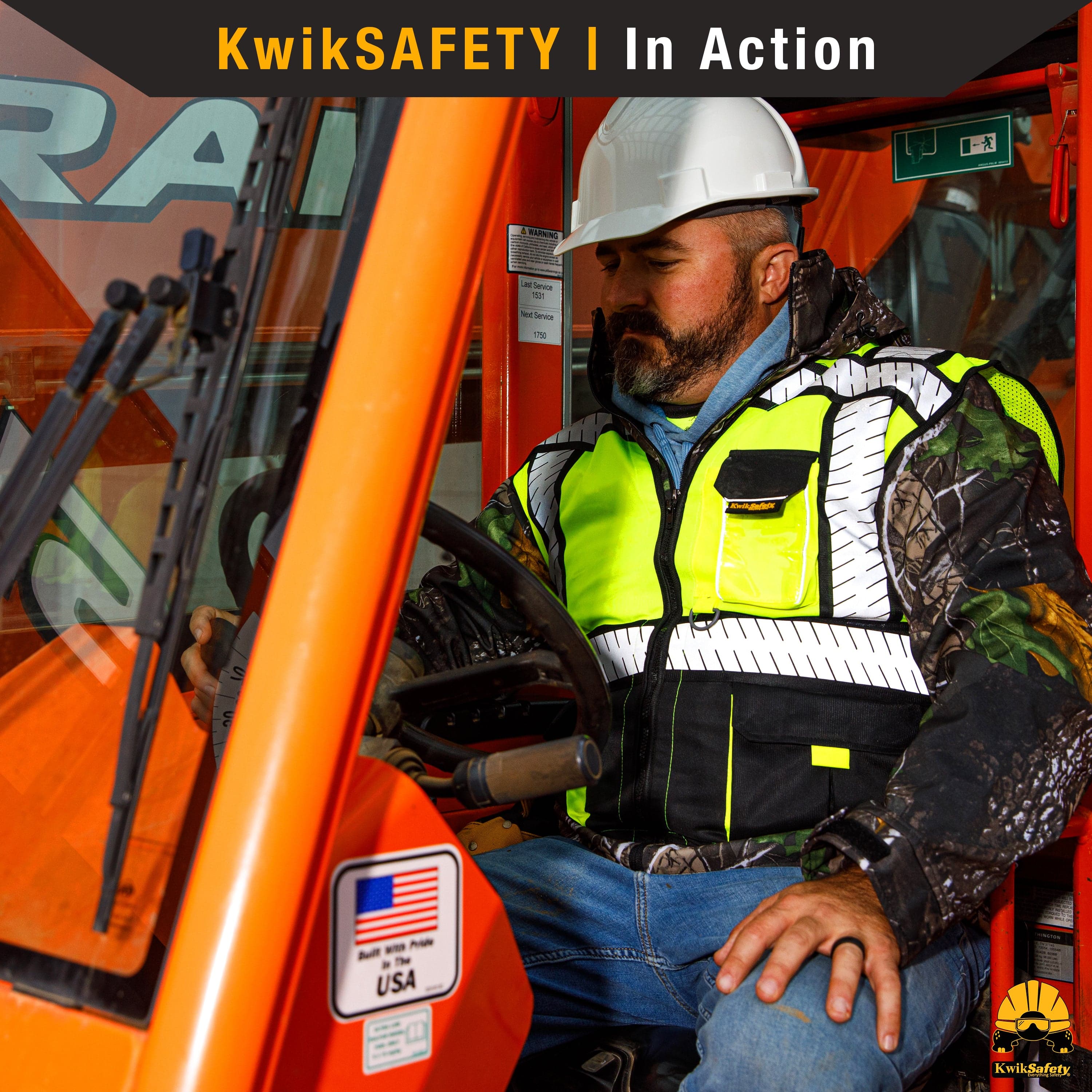 KwikSafety SPECIALIST | ANSI Class 2 Fishbone Safety Vest - Picture 8 of 13
