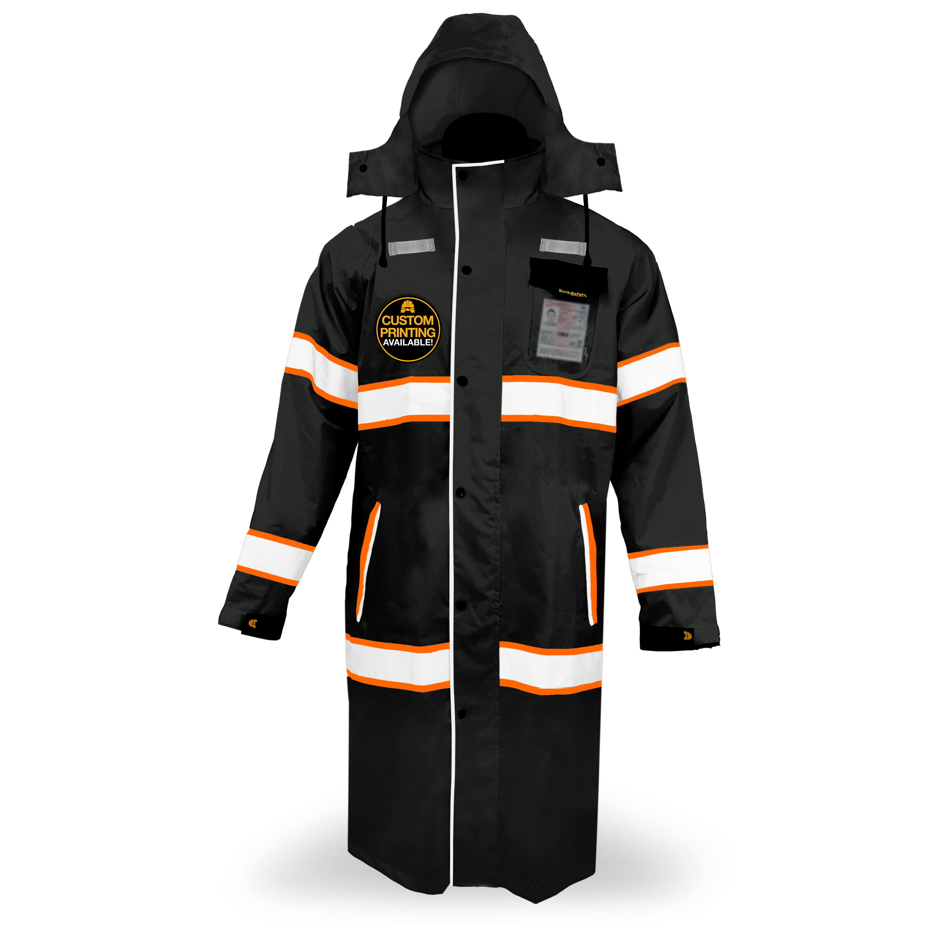 Chaqueta de seguridad KwikSafety TRENCH TORRENT negra - Imagen 37 de 43