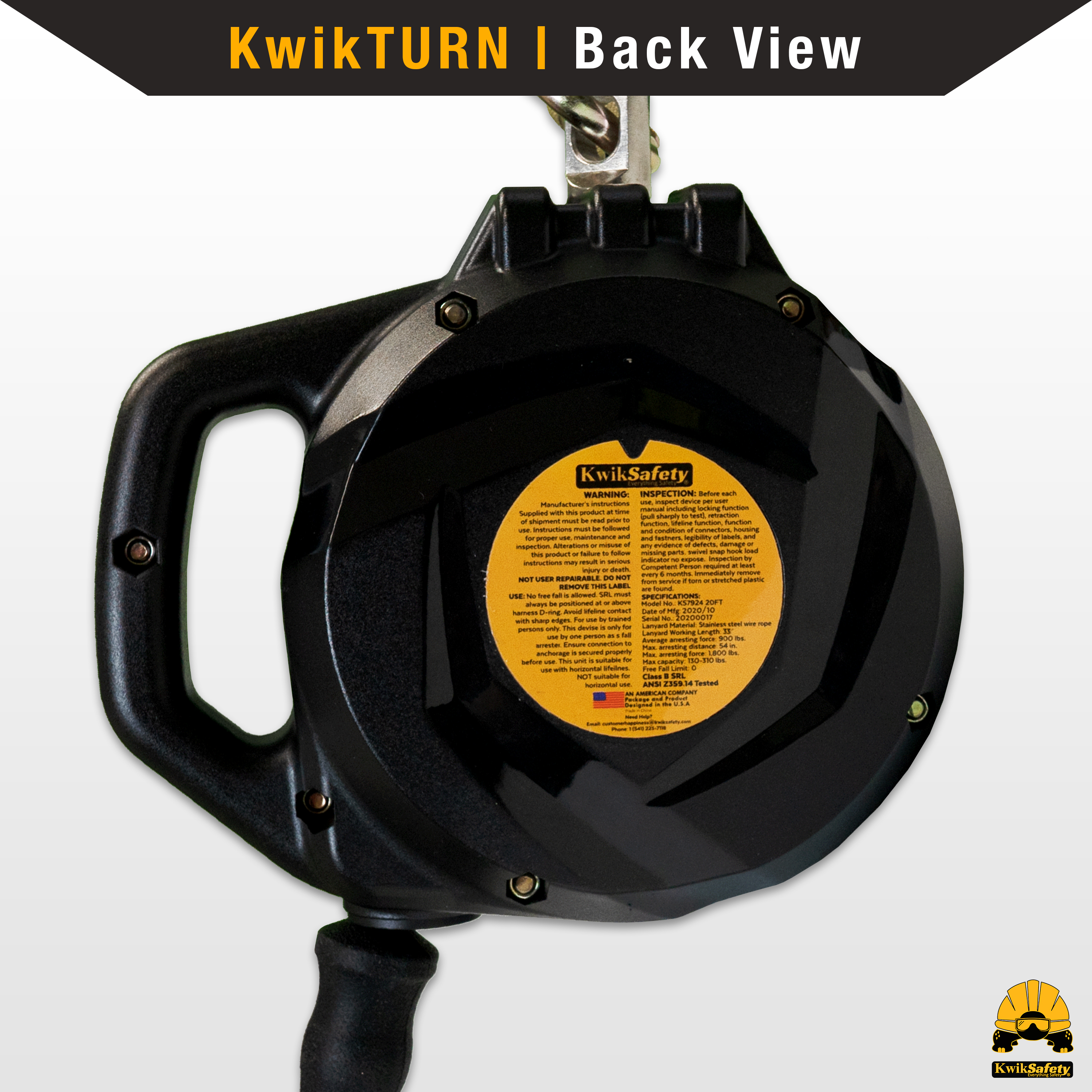 KwikSafety MAMBA Cable SRL | Self Retracting Lifeline Fall Protection - Picture 10 of 22