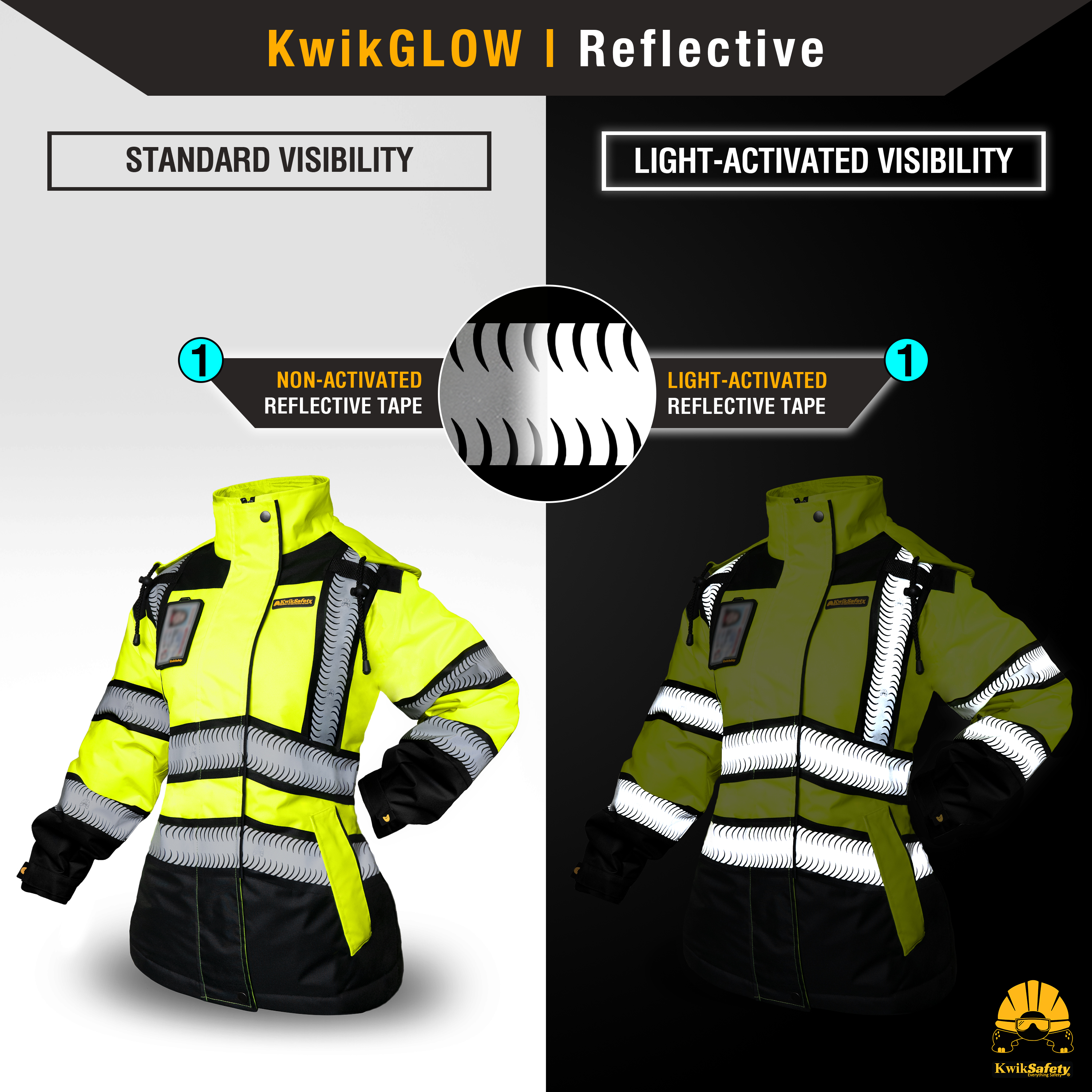 KwikSafety BOMBTRESS Bomber Safety Jacket for Women