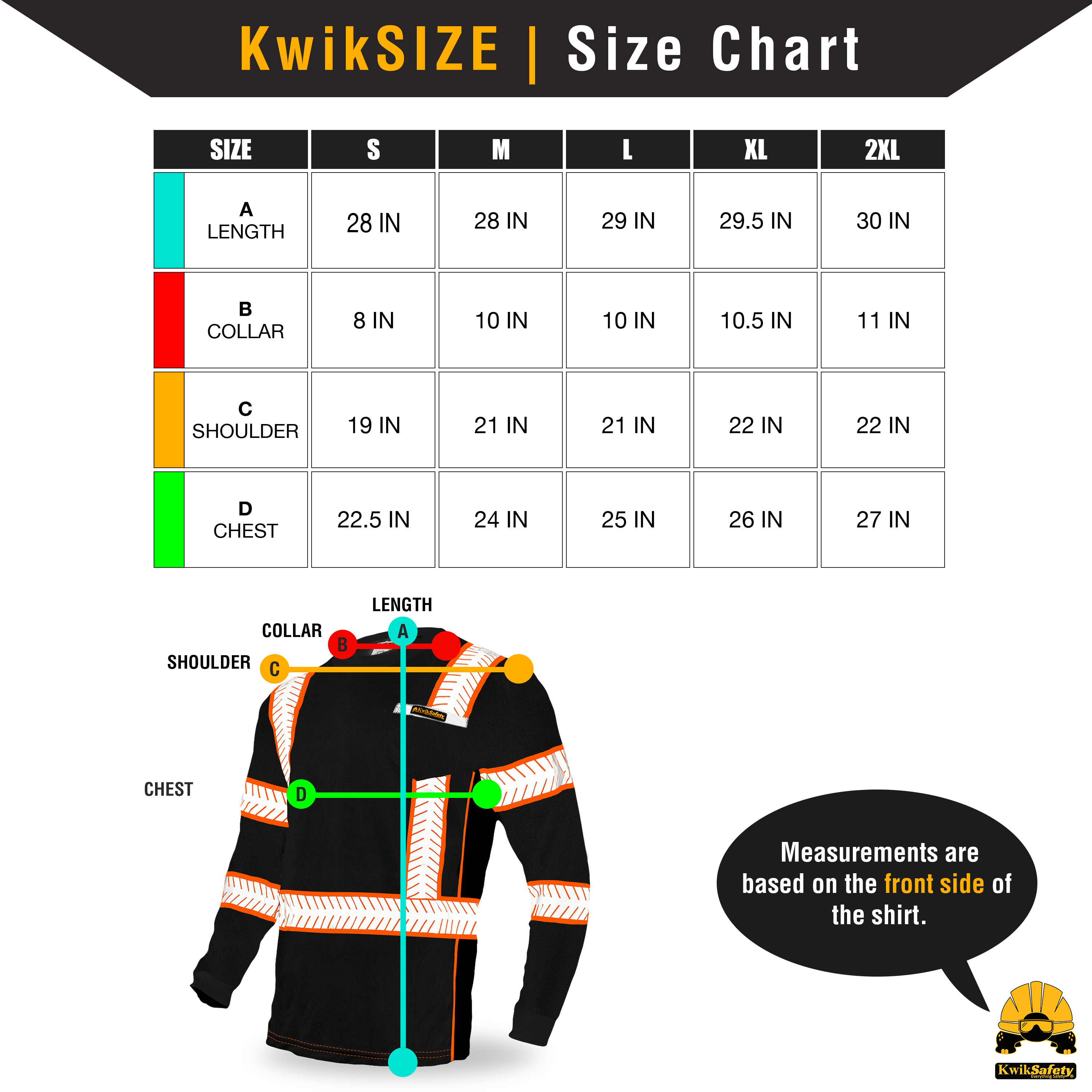 Camisa de seguridad manga larga KwikSafety HOMBRE RENACIMIENTO NEGRO - Imagen 15 de 43