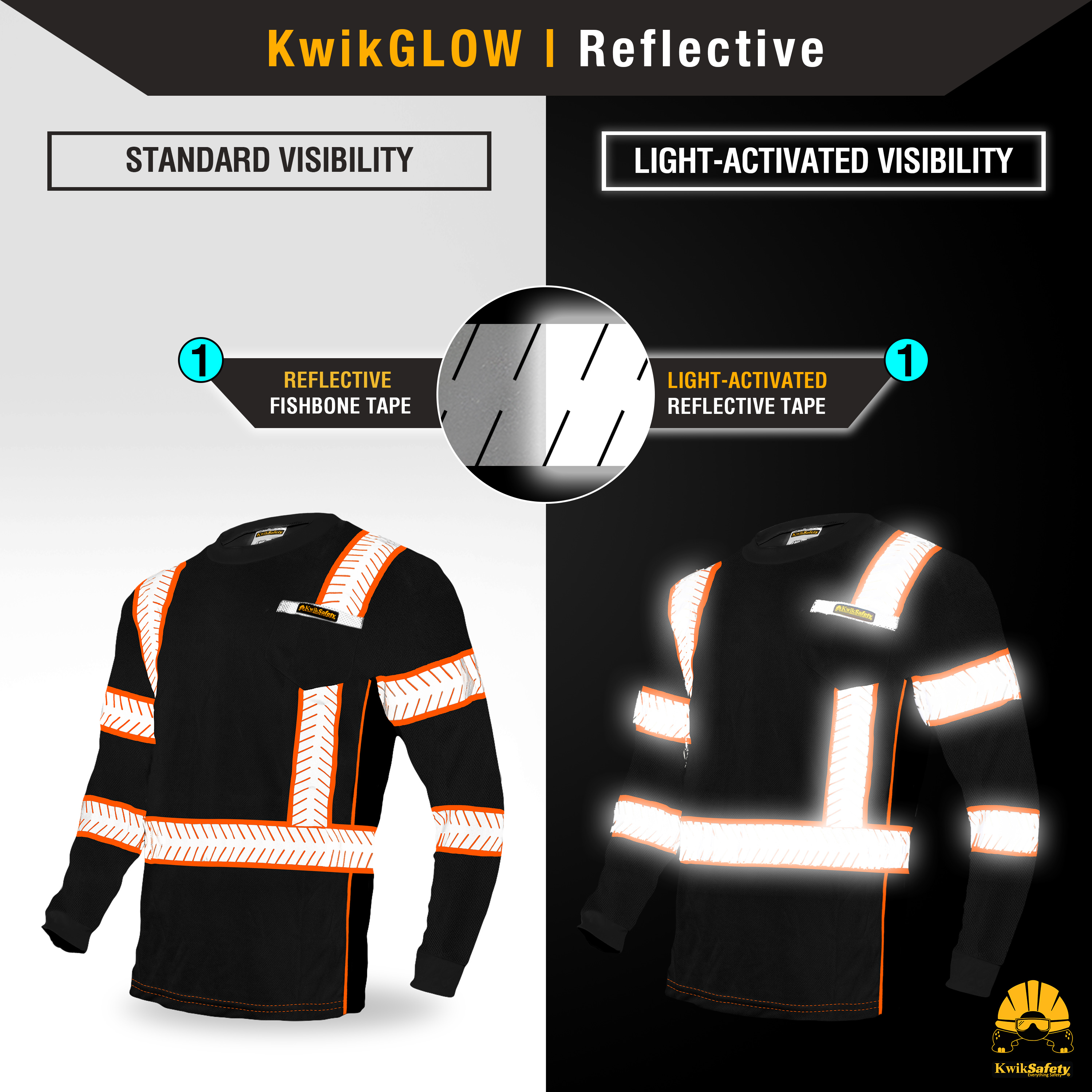 Camisa de seguridad manga larga KwikSafety HOMBRE RENACIMIENTO NEGRO - Imagen 39 de 43
