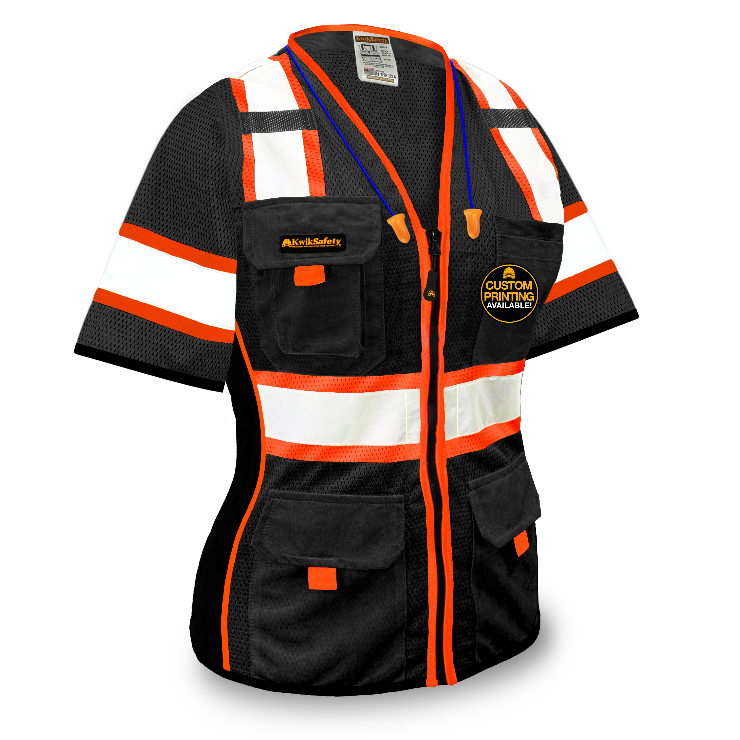 Chaleco de seguridad para mujer KwikSafety BLACK WIDOW (MANGAS) - Imagen 9 de 43