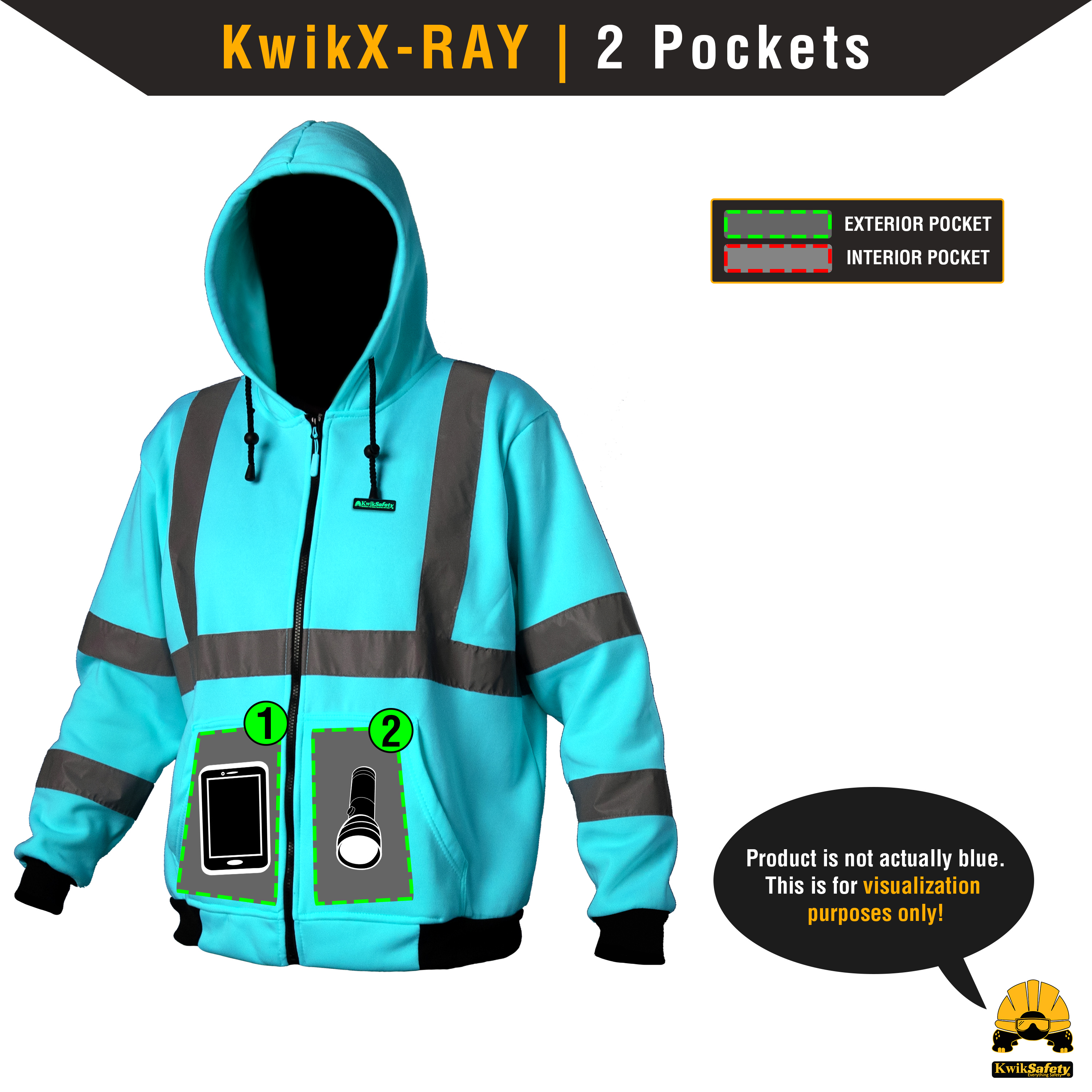 KwikSafety PATROL Fleece Safety Jacket - Picture 19 of 25