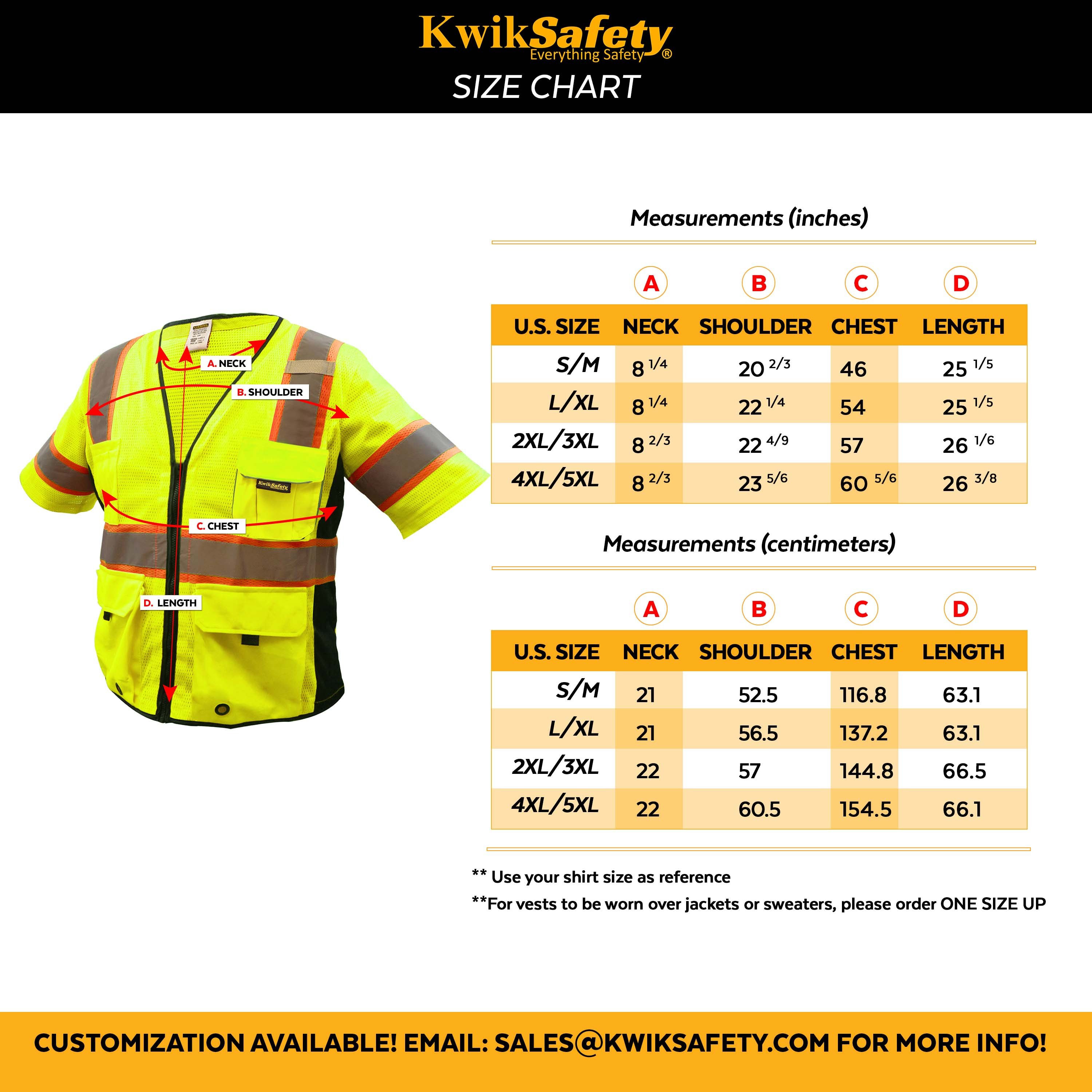 KwikSafety EXECUTIVE Class 3 Sicherheitsweste (Dual Sizing) - Bild 16 von 25