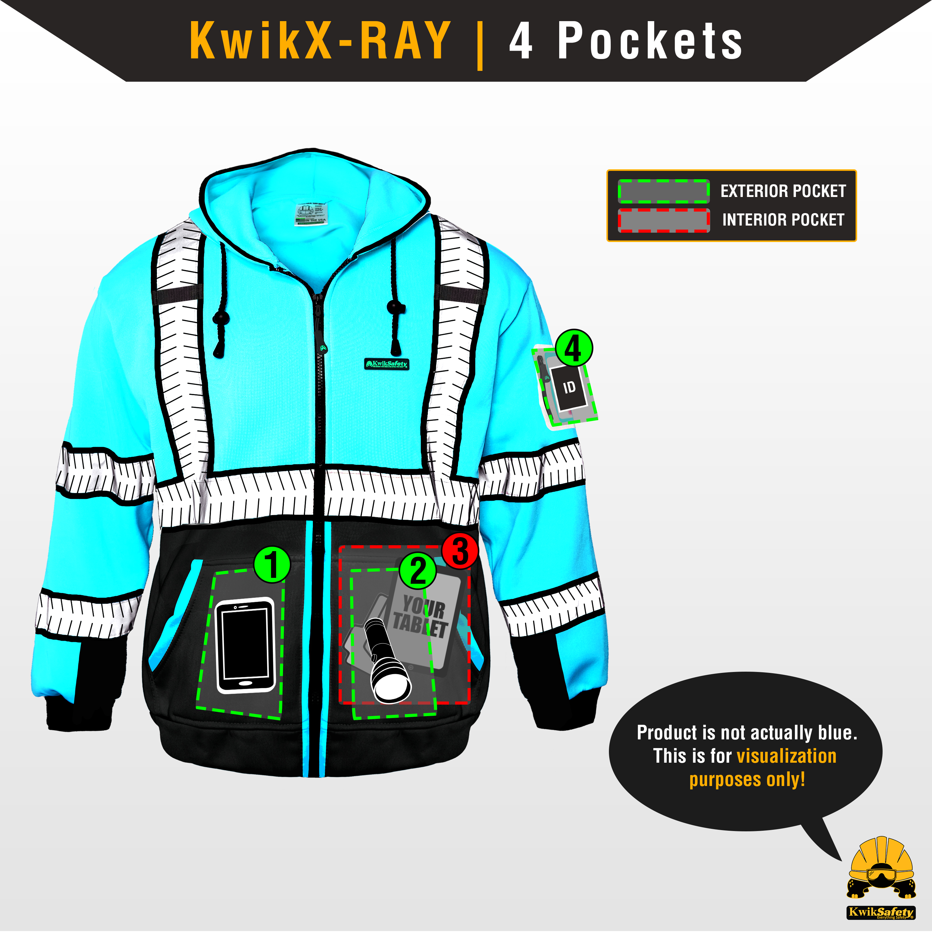 Chaqueta de seguridad polar KwikSafety PREMIUM PATRL - Imagen 7 de 37