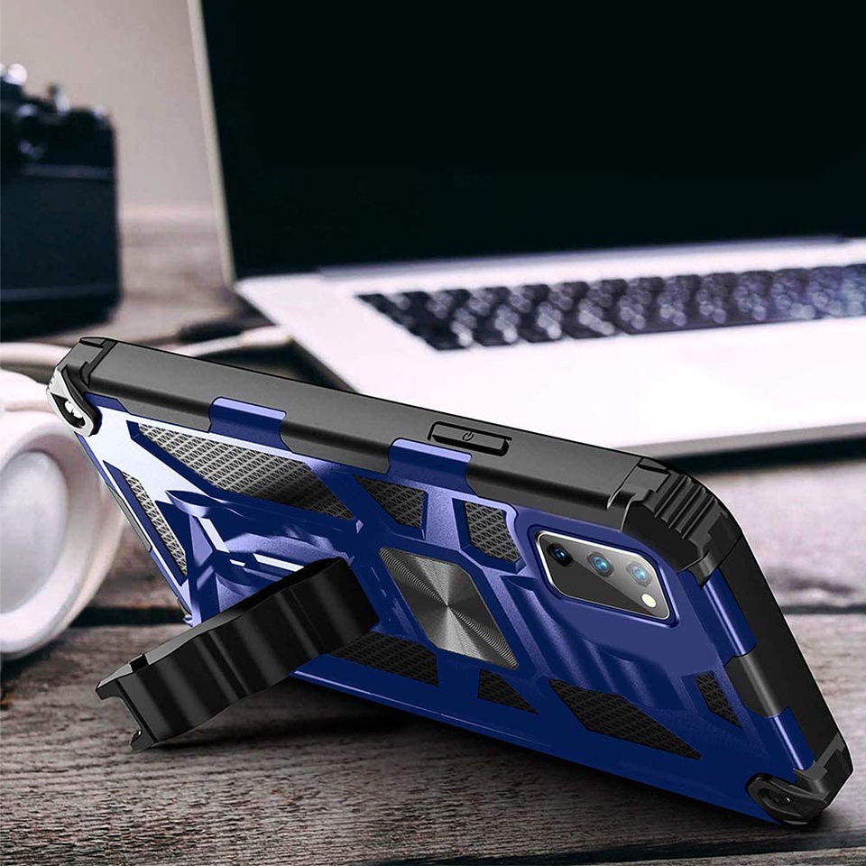 Funda rígida híbrida de doble capa para Boost Mobile Celero 5G con soporte invisible - Imagen 24 de 33