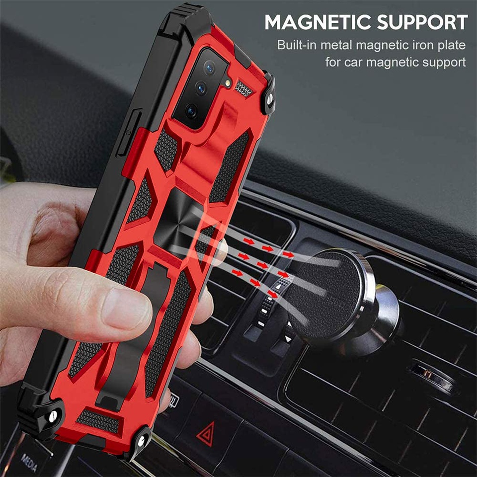 Funda rígida híbrida de doble capa para Boost Mobile Celero 5G con soporte invisible - Imagen 33 de 33