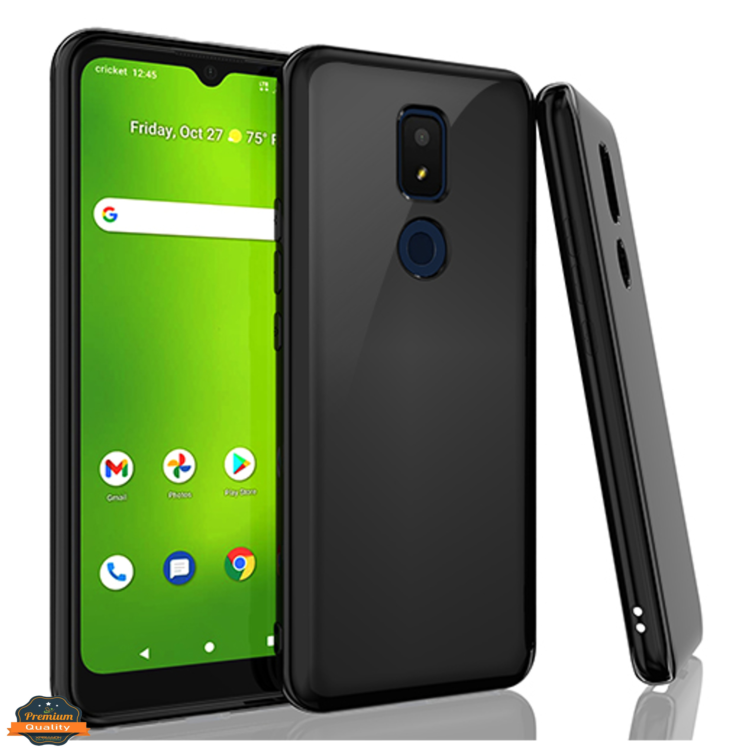 Funda híbrida de poliuretano termoplástico flexible de silicona transparente para Cricket Icon 3 - Imagen 20 de 28