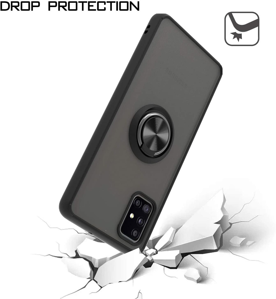 For Samsung Galaxy S22 /Plus Ultra Ring Stand Hybrid Matte TPU Hard Case Cover - Picture 14 of 46
