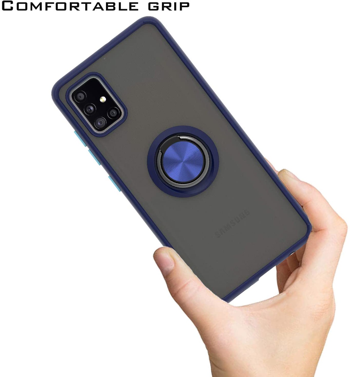 For Samsung Galaxy S22 /Plus Ultra Ring Stand Hybrid Matte TPU Hard Case Cover - Picture 26 of 46