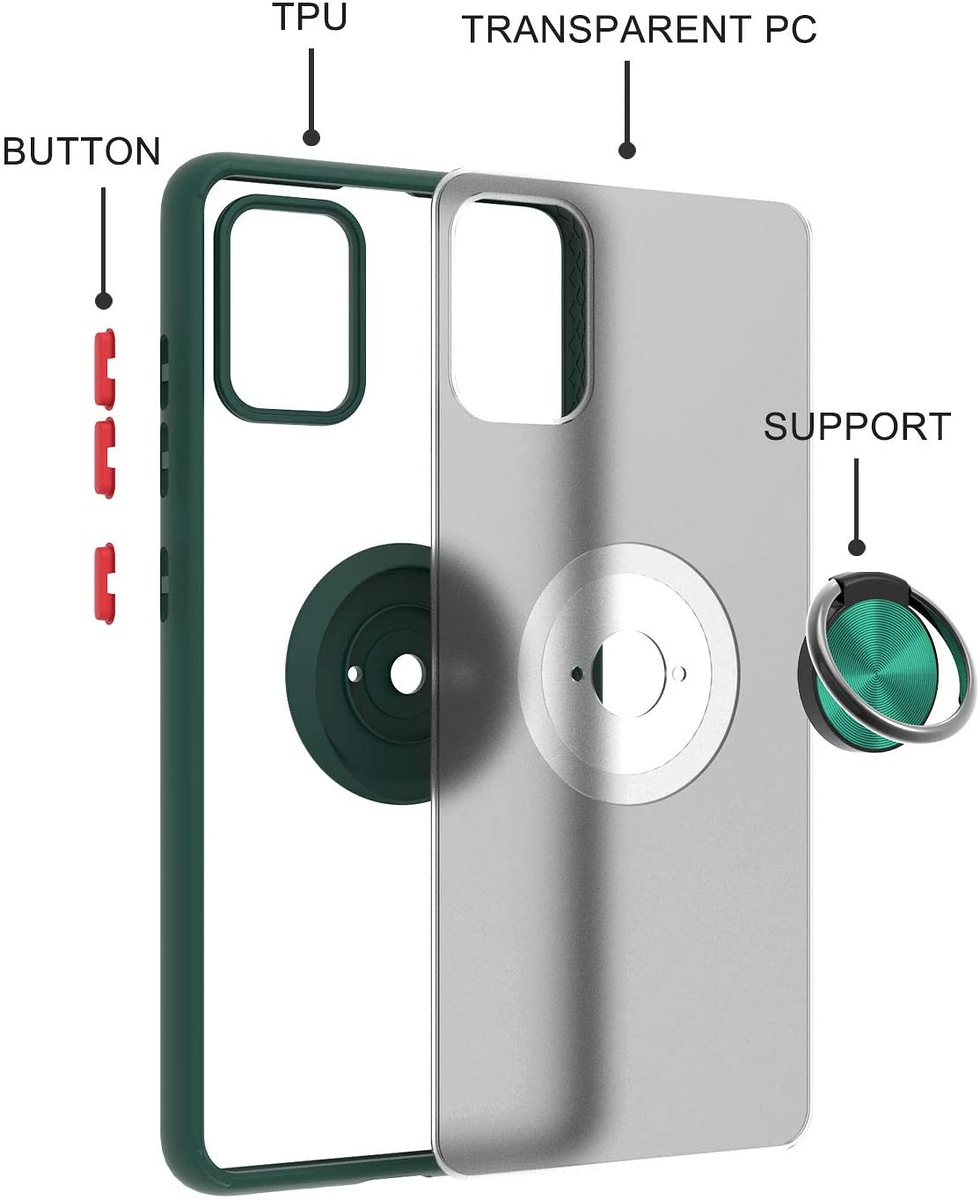 For Samsung Galaxy S22 /Plus Ultra Ring Stand Hybrid Matte TPU Hard Case Cover - Picture 41 of 46