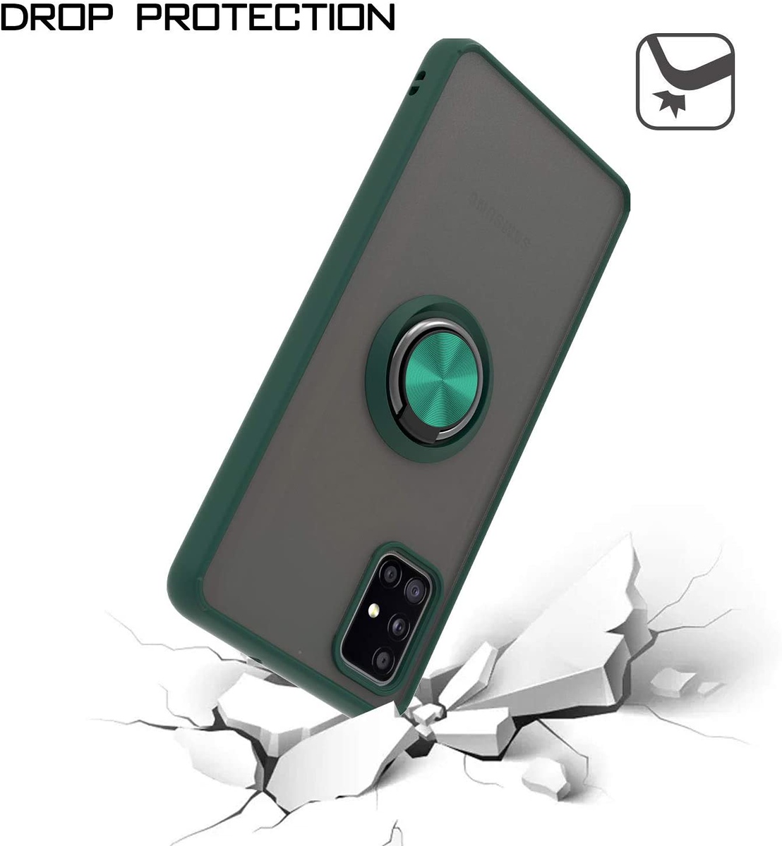 For Samsung Galaxy S22 /Plus Ultra Ring Stand Hybrid Matte TPU Hard Case Cover - Picture 42 of 46