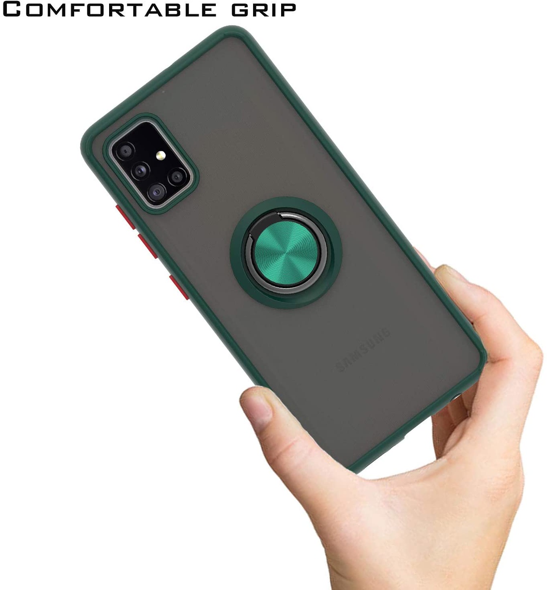 For Samsung Galaxy S22 /Plus Ultra Ring Stand Hybrid Matte TPU Hard Case Cover - Picture 44 of 46