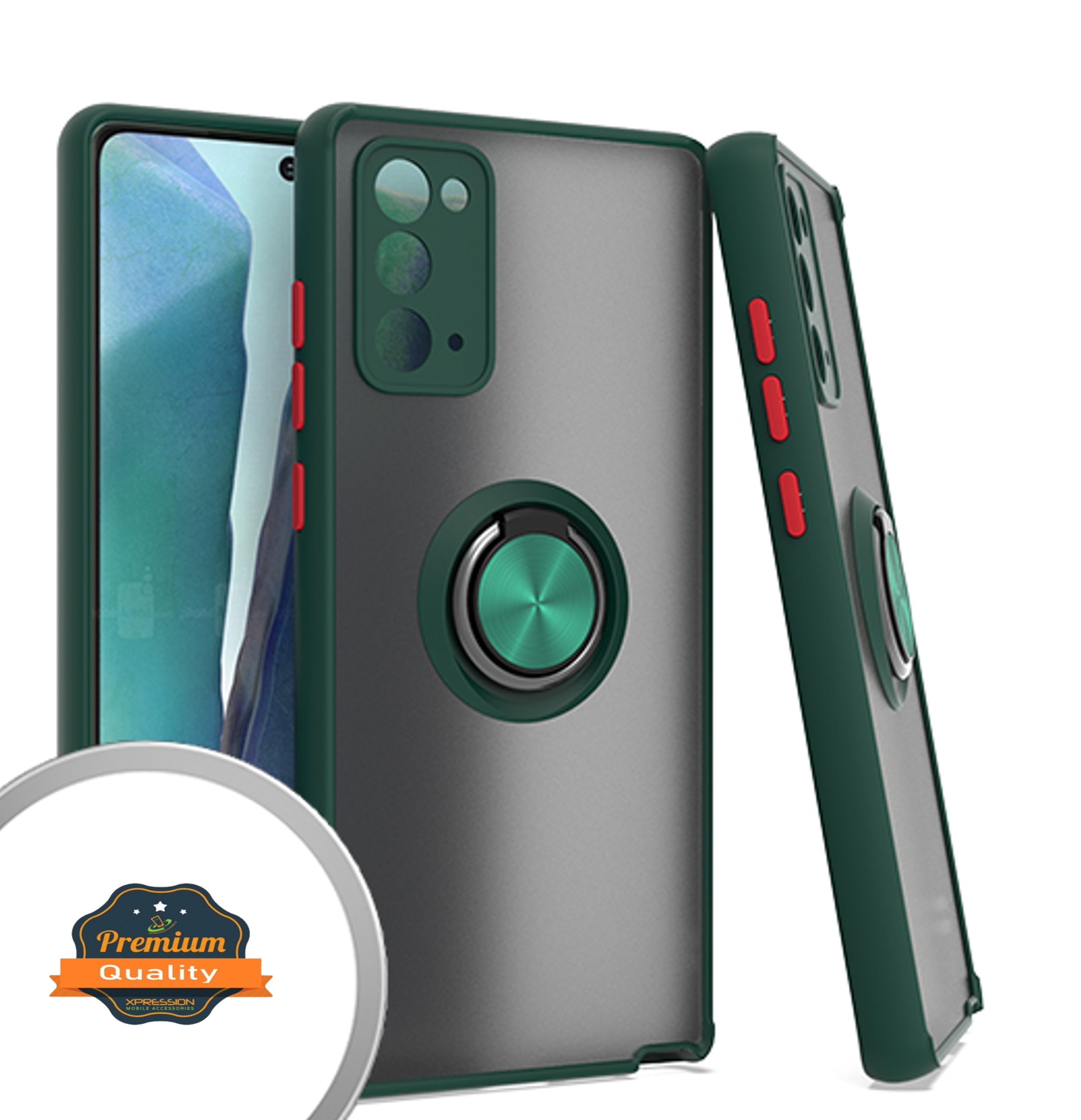 For Samsung Galaxy S22 /Plus Ultra Ring Stand Hybrid Matte TPU Hard Case Cover - Picture 38 of 46