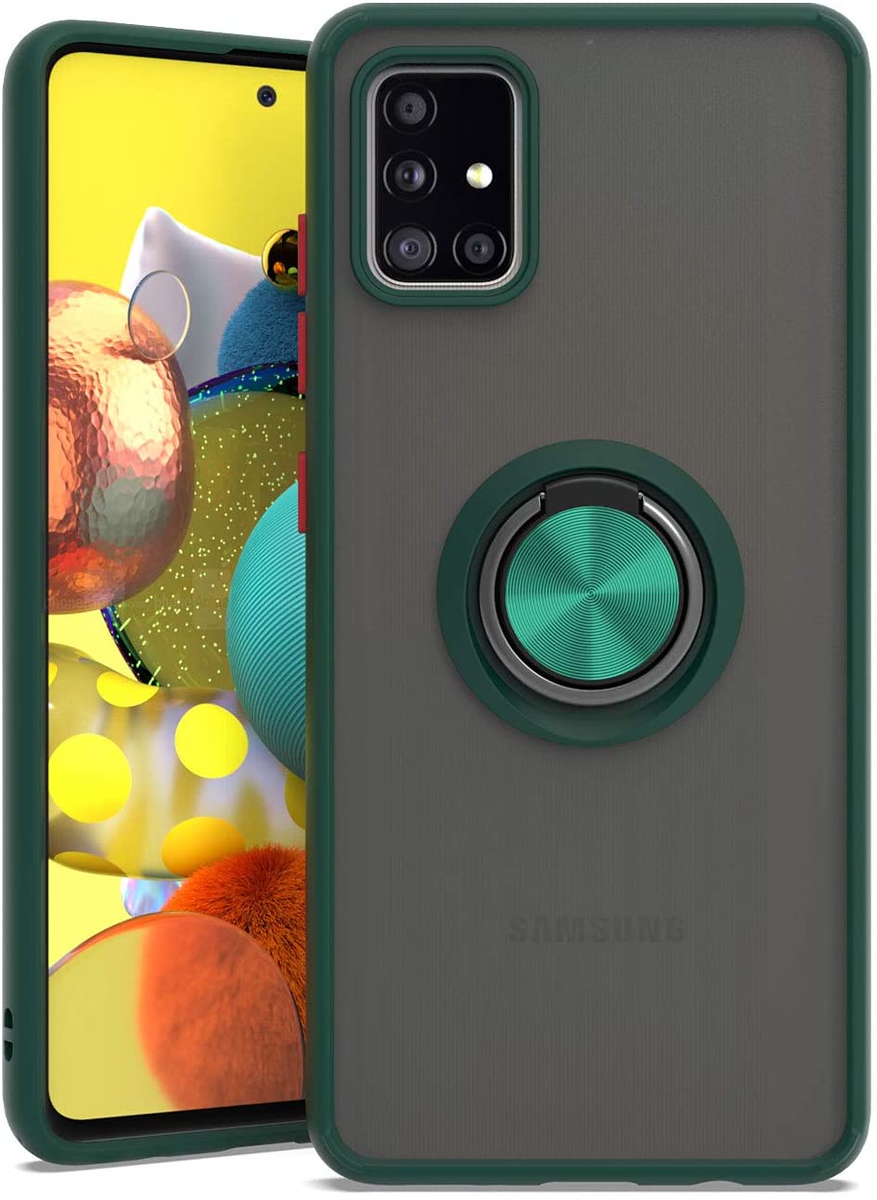 For Samsung Galaxy S22 /Plus Ultra Ring Stand Hybrid Matte TPU Hard Case Cover - Picture 45 of 46