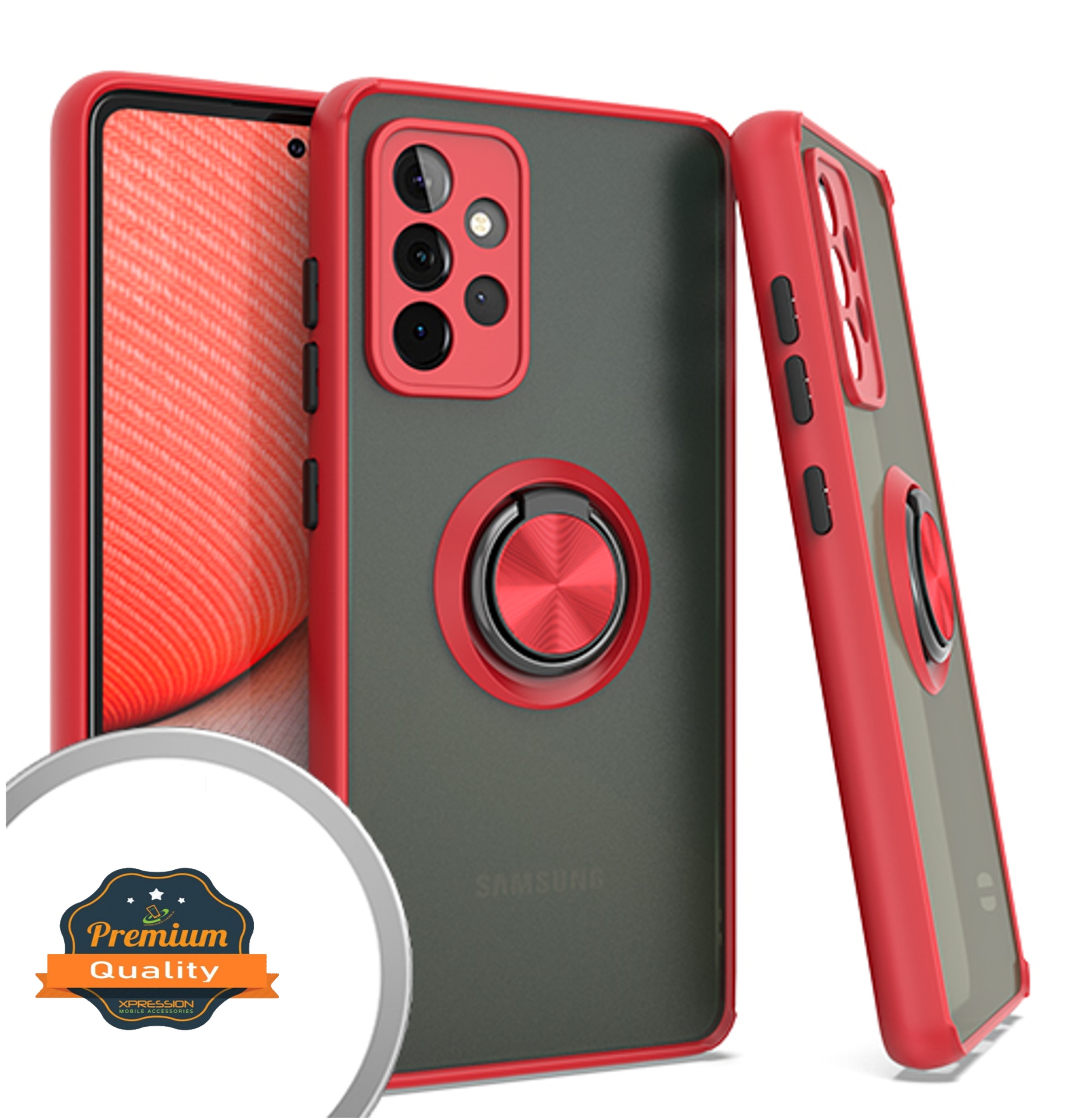 For Samsung Galaxy S22 /Plus Ultra Ring Stand Hybrid Matte TPU Hard Case Cover - Picture 29 of 46