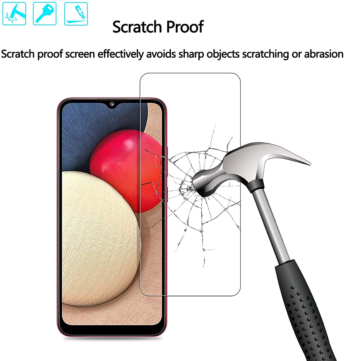 For Apple iPhone 16 Tempered Glass Screen Protector HD Clear 9H Cover - Picture 36 of 50