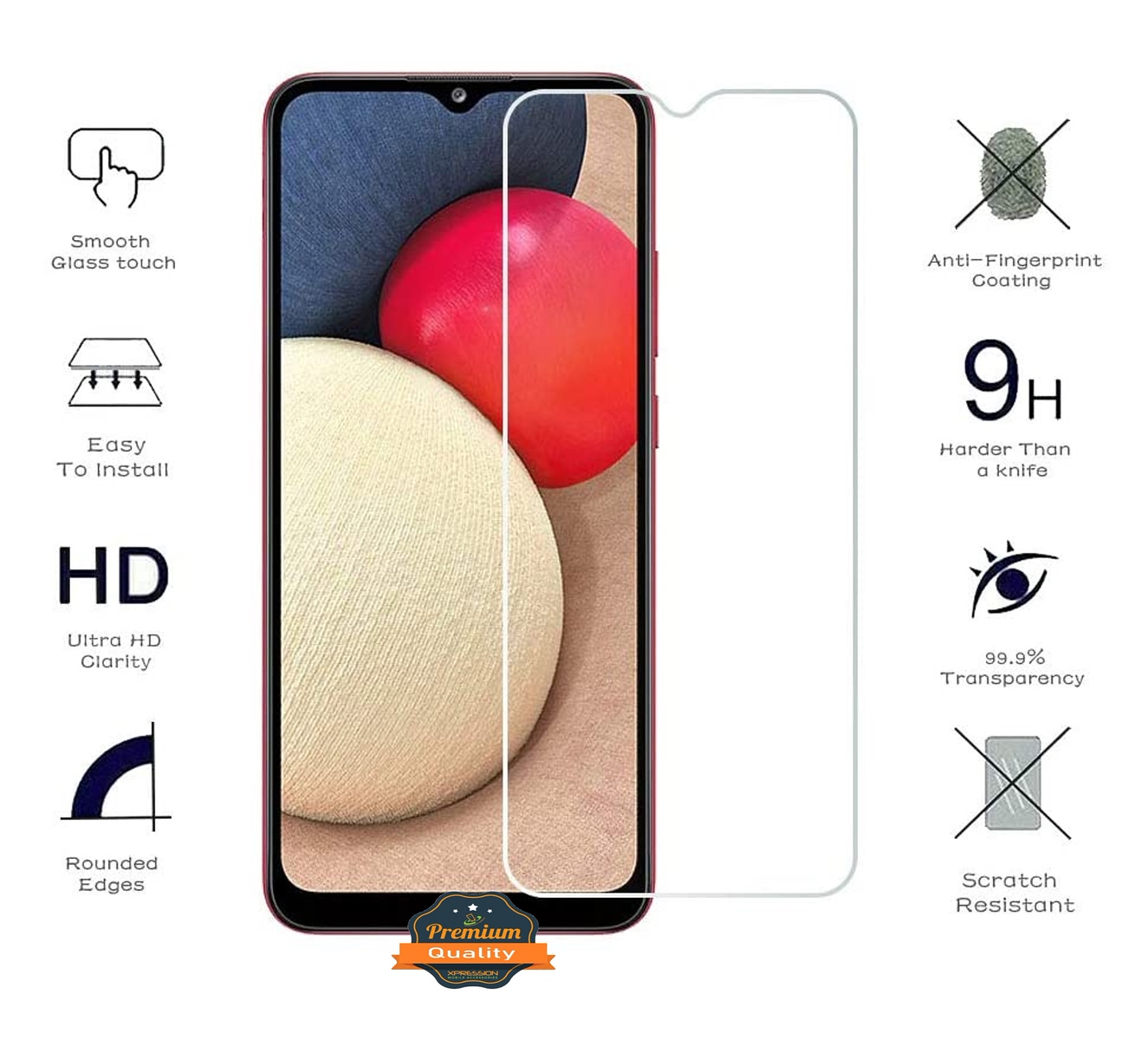 For Apple iPhone 16 Tempered Glass Screen Protector HD Clear 9H Cover - Picture 40 of 50