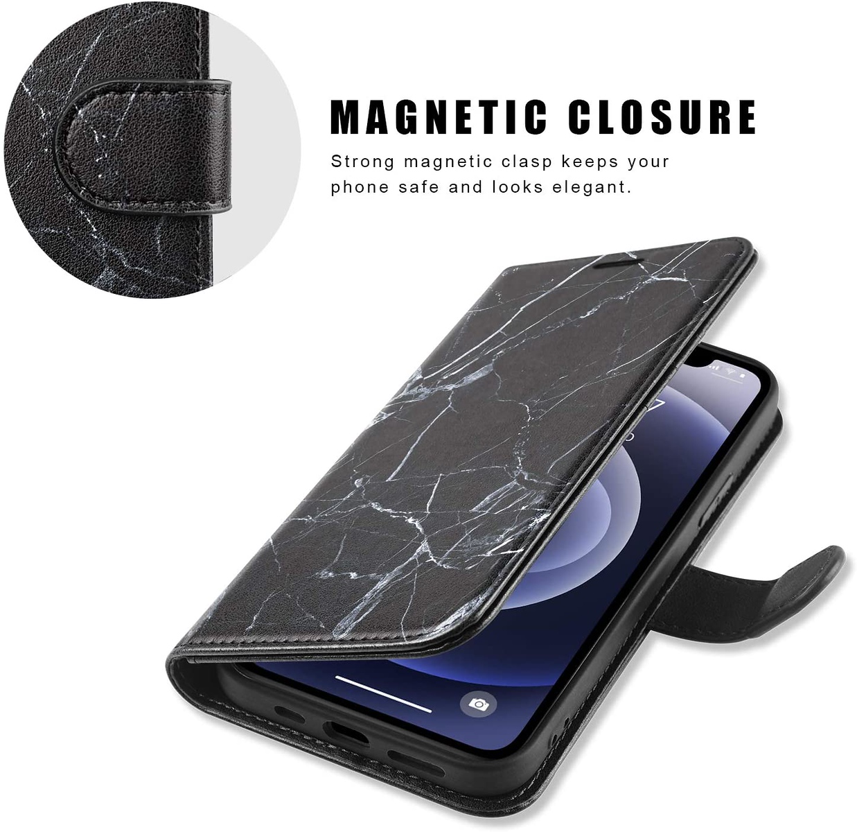 For Motorola Moto G Stylus 2021 Wallet Case Marble Leather Card Slot Flip Cover - Picture 13 of 29