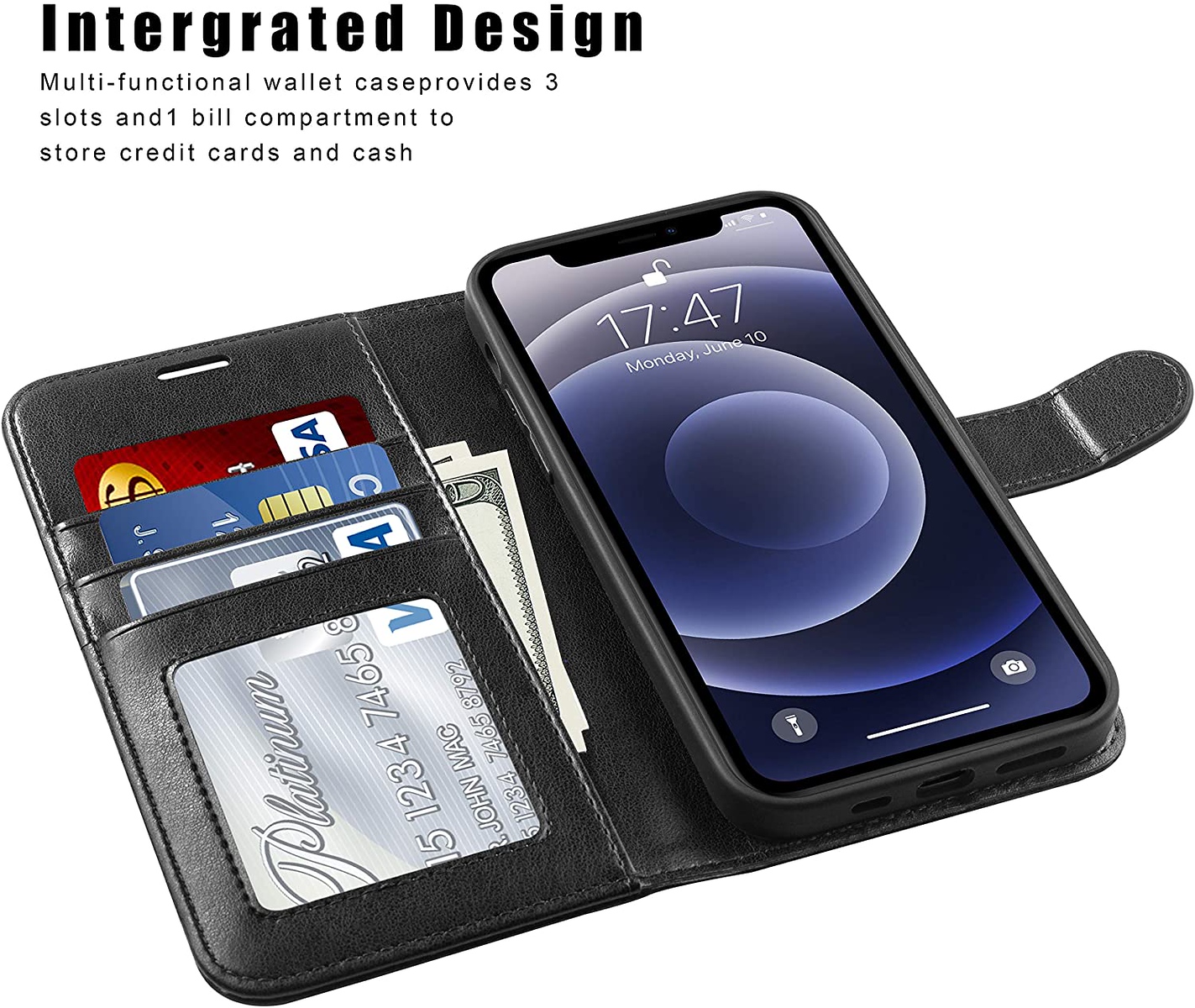 For Motorola Moto G Stylus 2021 Wallet Case Marble Leather Card Slot Flip Cover - Picture 11 of 29