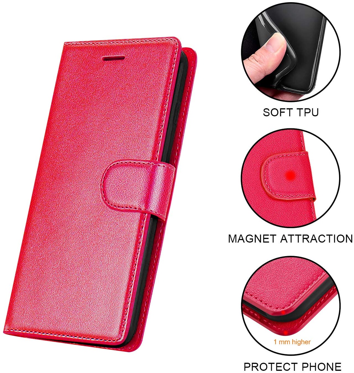 Funda abatible de cuero billetera para Samsung Galaxy Note 20/Ultra - Imagen 29 de 41