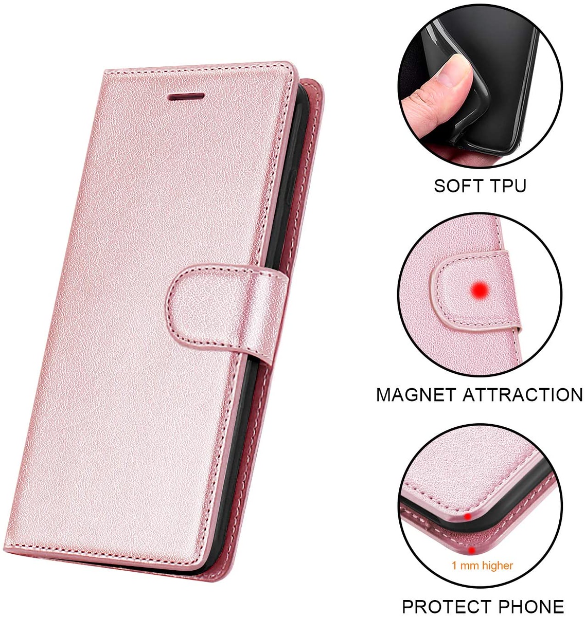 Funda abatible de cuero billetera para Samsung Galaxy Note 20/Ultra - Imagen 37 de 41