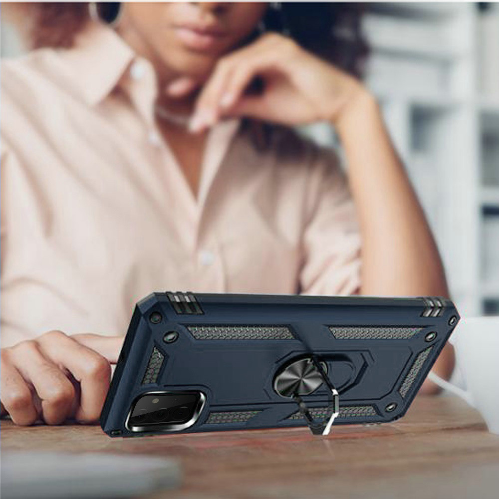 Custodia supporto anello girevole doppio strato 360 ibrida per Google Pixel 6/Pro - Foto 23 di 31