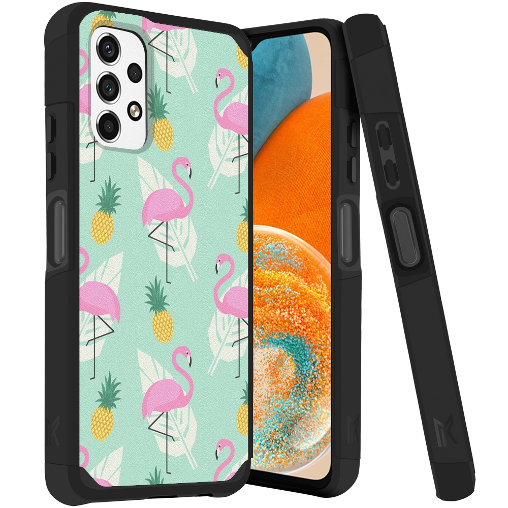 Funda protectora rígida de goma híbrida de doble capa para AT&T Propel 5G absorción de impactos - Imagen 9 de 73