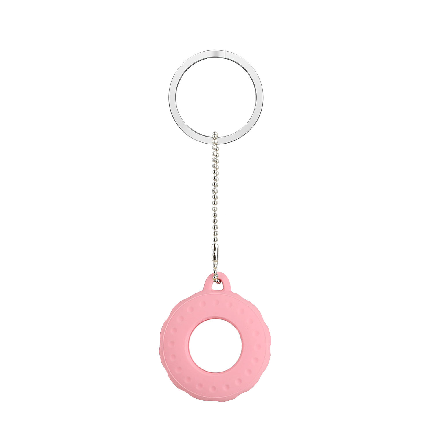 For Apple AirTag Silicone TPU Rubber Case with Keychain Portable Tracker Cover - Picture 14 of 49