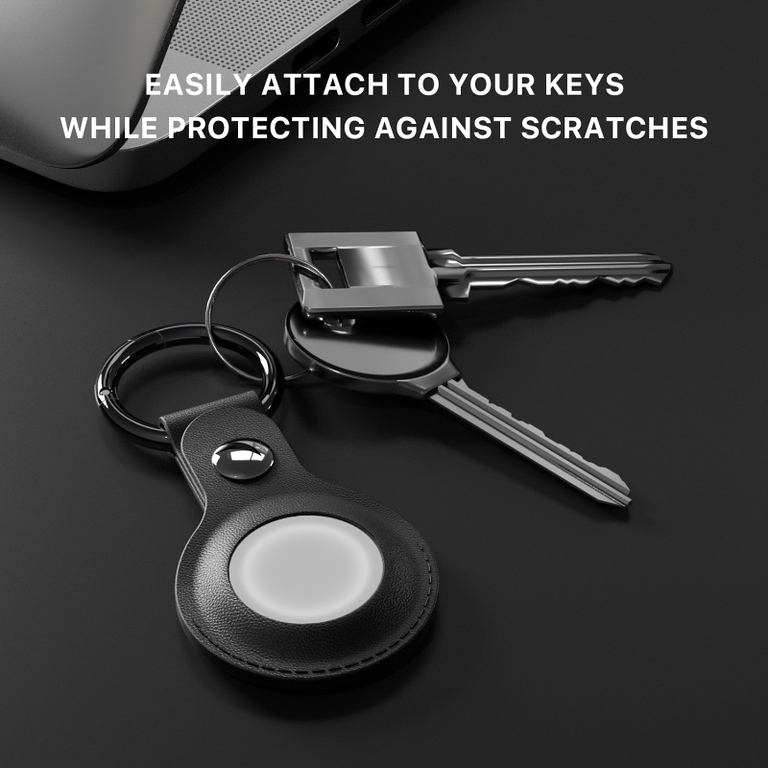 For Apple AirTag Silicone TPU Rubber Case with Keychain Portable Tracker Cover - Picture 41 of 49