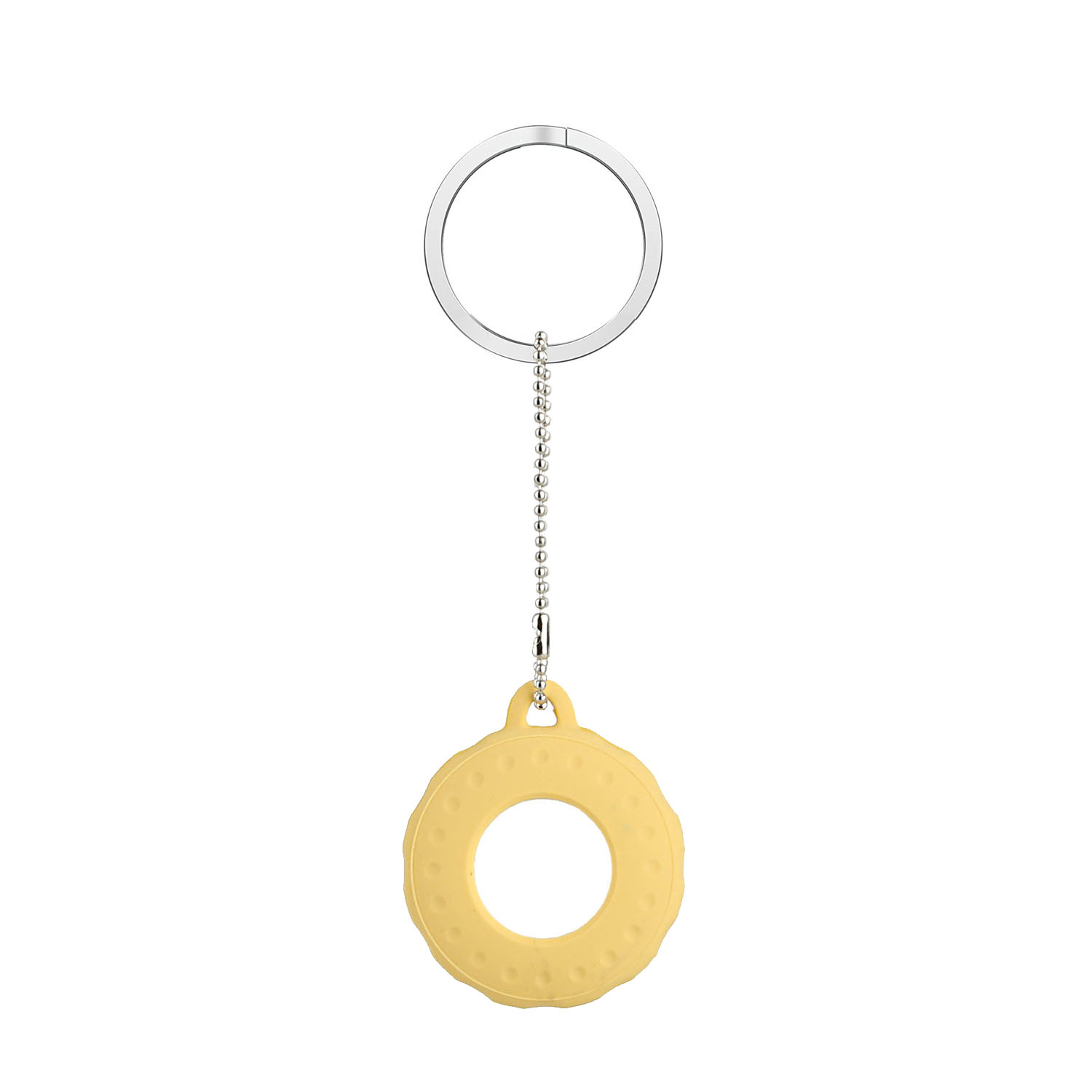 For Apple AirTag Silicone TPU Rubber Case with Keychain Portable Tracker Cover - Picture 44 of 49