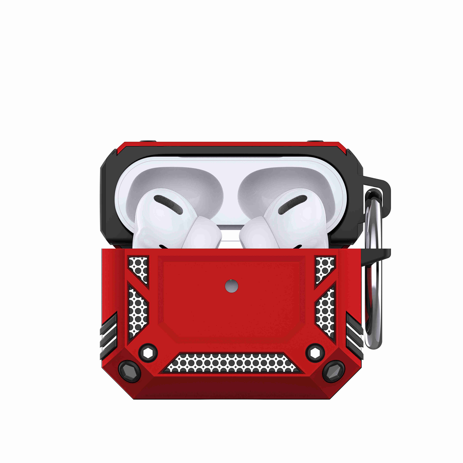 Per Apple AirPods 3 (2021) Armatura ibrida resistente agli urti con cover moschettone - Foto 28 di 28
